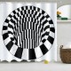 3D Effect Geometric Square Bathroom Bath Shower Curtain 180*180cm w/ 12 3D Effect Geometric Square Bathroom Bath Shower Curtain 180*180cm w/ 12