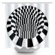 3D Effect Geometric Square Bathroom Bath Shower Curtain 180*180cm w/ 12 3D Effect Geometric Square Bathroom Bath Shower Curtain 180*180cm w/ 12