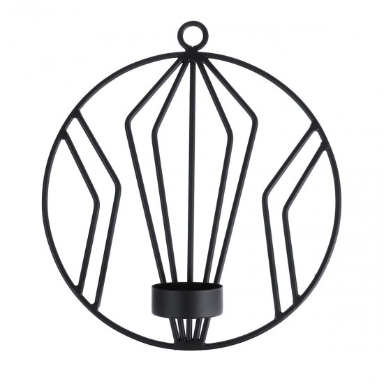 3D Geometric Candlestick Iron Wall Candle Holder Sconce Warm Home Party Decor 3D Geometric Candlestick Iron Wall Candle Holder Sconce Warm Home Party Decor