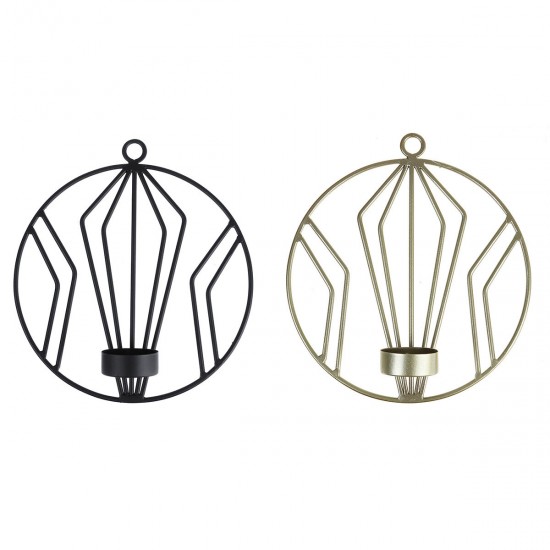 3D Geometric Candlestick Iron Wall Candle Holder Sconce Warm Home Party Decor 3D Geometric Candlestick Iron Wall Candle Holder Sconce Warm Home Party Decor