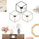 3D Geometric Nordic Style Candle Holder Iron Candlestick Handmade Wall Art Room Home Decor 3D Geometric Nordic Style Candle Holder Iron Candlestick Handmade Wall Art Room Home Decor