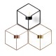 3D Geometric Nordic Style Candle Holder Iron Candlestick Handmade Wall Art Room Home Decor 3D Geometric Nordic Style Candle Holder Iron Candlestick Handmade Wall Art Room Home Decor