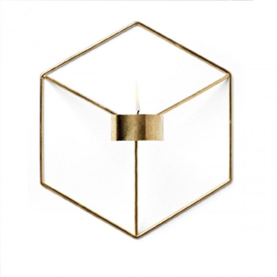 3D Geometric Nordic Style Candle Holder Iron Candlestick Handmade Wall Art Room Home Decor 3D Geometric Nordic Style Candle Holder Iron Candlestick Handmade Wall Art Room Home Decor