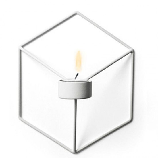 3D Geometric Nordic Style Candle Holder Iron Candlestick Handmade Wall Art Room Home Decor 3D Geometric Nordic Style Candle Holder Iron Candlestick Handmade Wall Art Room Home Decor