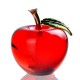 3D Glaze Crystal Apple Figurine Glass Paperweight Wedding Favor Decor 60mm/50mm 3D Glaze Crystal Apple Figurine Glass Paperweight Wedding Favor Decor 60mm/50mm