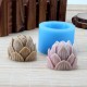 3D Handmade Silicone Lotus Flower Soap Mold Candle Making Mold Resin