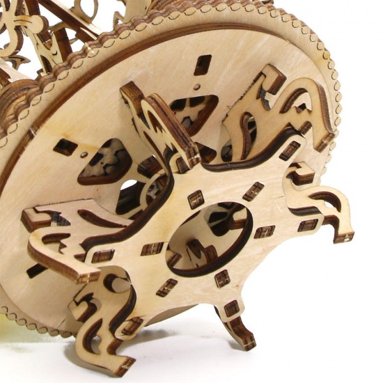 3D Mechanical Flower Model Brain Teaser Wooden Puzzle DIY Toys Ideal Valentine's Gift 3D Mechanical Flower Model Brain Teaser Wooden Puzzle DIY Toys Ideal Valentine's Gift
