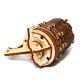 3D Mechanical Model Combination Lock Brain Teaser Wooden Puzzle DIY Toys Ideal Birthday Gift