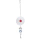 3D Metal Hanging Wind Spinner Wind Chime with H elix Tail Glass Ball Center Decorations 3D Metal Hanging Wind Spinner Wind Chime with H elix Tail Glass Ball Center Decorations