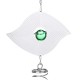 3D Metal Hanging Wind Spinner Wind Chime with H elix Tail Glass Ball Center Decorations 3D Metal Hanging Wind Spinner Wind Chime with H elix Tail Glass Ball Center Decorations