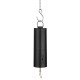 3D Metal Hanging Wind Spinner Wind Chime with H elix Tail Glass Ball Center Decorations 3D Metal Hanging Wind Spinner Wind Chime with H elix Tail Glass Ball Center Decorations