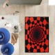 3D Printed Square Non-slip Livingroom Kitchen Bathroom Modern Home Room Bedroom Floor Mat 3D Printed Square Non-slip Livingroom Kitchen Bathroom Modern Home Room Bedroom Floor Mat