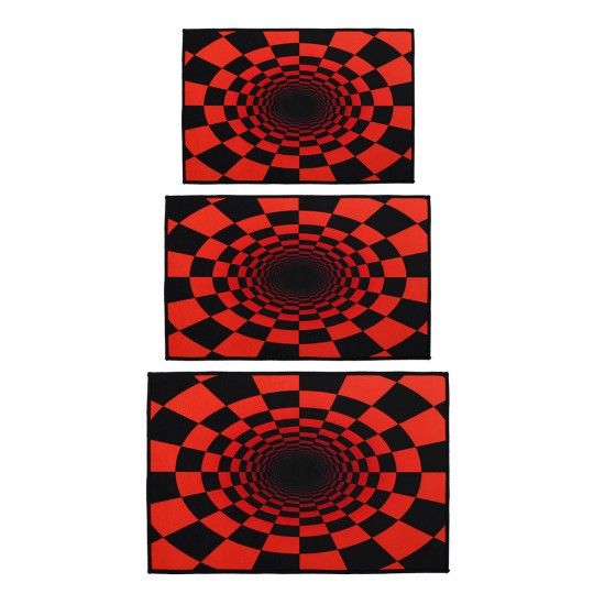 3D Printed Square Non-slip Livingroom Kitchen Bathroom Modern Home Room Bedroom Floor Mat 3D Printed Square Non-slip Livingroom Kitchen Bathroom Modern Home Room Bedroom Floor Mat