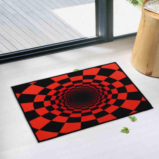 3D Printed Square Non-slip Livingroom Kitchen Bathroom Modern Home Room Bedroom Floor Mat 3D Printed Square Non-slip Livingroom Kitchen Bathroom Modern Home Room Bedroom Floor Mat