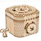 3D Self-Assembly Wooden Treasure Box Mechanical Gears Building Kits Puzzle Building Model Gift