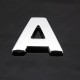 3D Self-adhesive Chrome Number Letter Symbol Sign Car Sticker 3D Self-adhesive Chrome Number Letter Symbol Sign Car Sticker