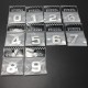 3D Self-adhesive Chrome Number Letter Symbol Sign Car Sticker 3D Self-adhesive Chrome Number Letter Symbol Sign Car Sticker