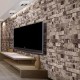 3D Wall Paper Brick Stone Pattern Vinyl WallPaper Roll Living Room TV Background Decor
