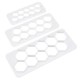 3Pcs Plastic Flower Cake Pan Biscuit Fondant Sugarcraft Embosser Molds Embossing Cut Tools 3Pcs Plastic Flower Cake Pan Biscuit Fondant Sugarcraft Embosser Molds Embossing Cut Tools