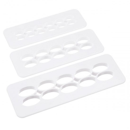 3Pcs Plastic Flower Cake Pan Biscuit Fondant Sugarcraft Embosser Molds Embossing Cut Tools 3Pcs Plastic Flower Cake Pan Biscuit Fondant Sugarcraft Embosser Molds Embossing Cut Tools