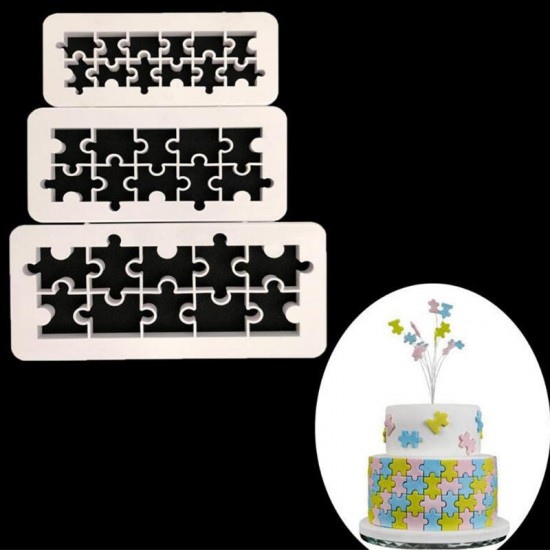 3Pcs Plastic Flower Cake Pan Biscuit Fondant Sugarcraft Embosser Molds Embossing Cut Tools 3Pcs Plastic Flower Cake Pan Biscuit Fondant Sugarcraft Embosser Molds Embossing Cut Tools