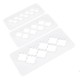 3Pcs Plastic Flower Cake Pan Biscuit Fondant Sugarcraft Embosser Molds Embossing Cut Tools 3Pcs Plastic Flower Cake Pan Biscuit Fondant Sugarcraft Embosser Molds Embossing Cut Tools