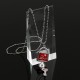 3Pcs/Set Acrylic Necklace Display Stand Transparent Jewelry Showcase Holder Long Chain Handing Organizer