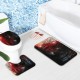 3Pcs/Set Bath Carpet Set Forest Pattern Non-Slip Bathroom Toilet Seat Covers Floor Mats Rug Set 3Pcs/Set Bath Carpet Set Forest Pattern Non-Slip Bathroom Toilet Seat Covers Floor Mats Rug Set