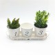 3pcs/Set Iron Bucket Flower Pot Tray Small Pots Herbs Planter Garden Window Pots 3pcs/Set Iron Bucket Flower Pot Tray Small Pots Herbs Planter Garden Window Pots