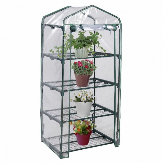4 Tier Greenhouse Cover Mini Outdoor Indoor Garden Plant Growhouse Cover Without Frame 4 Tier Greenhouse Cover Mini Outdoor Indoor Garden Plant Growhouse Cover Without Frame