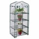 4 Tier Greenhouse Cover Mini Outdoor Indoor Garden Plant Growhouse Cover Without Frame
