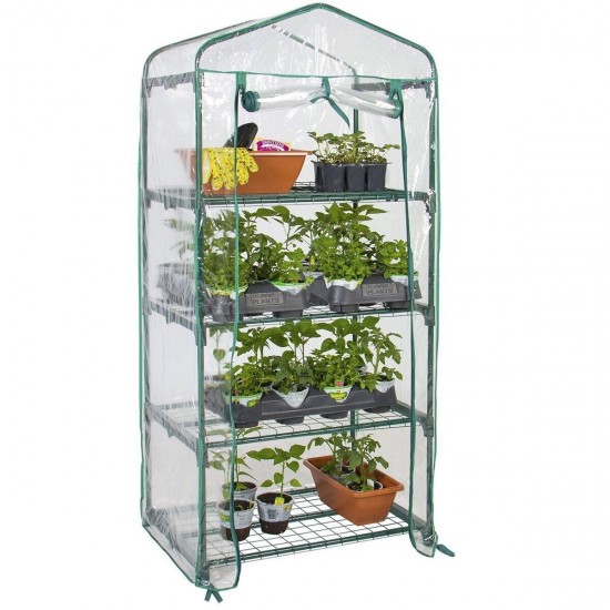 4 Tier Greenhouse Cover Mini Outdoor Indoor Garden Plant Growhouse Cover Without Frame 4 Tier Greenhouse Cover Mini Outdoor Indoor Garden Plant Growhouse Cover Without Frame
