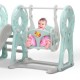 4 in 1 Slide Playset Ladder Stand Children Slide Basketball Backboard Ring Swing Set 4 in 1 Slide Playset Ladder Stand Children Slide Basketball Backboard Ring Swing Set