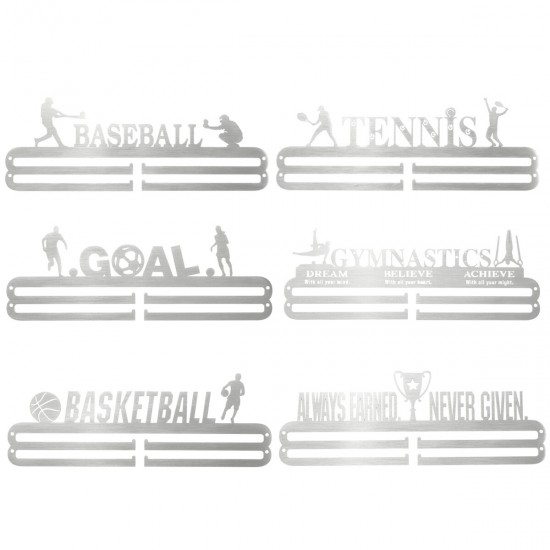 400x142x2mm Sporting Medal Hangers Gym Football Basketball Match Rack Wall Display Holder 400x142x2mm Sporting Medal Hangers Gym Football Basketball Match Rack Wall Display Holder