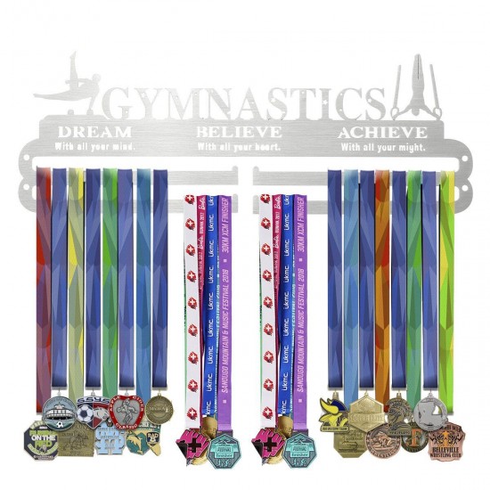 400x142x2mm Sporting Medal Hangers Gym Football Basketball Match Rack Wall Display Holder