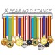 400x158mm Medals Holder Sport Metal Steel Running Medal Hanger Display Rack Decorations 400x158mm Medals Holder Sport Metal Steel Running Medal Hanger Display Rack Decorations