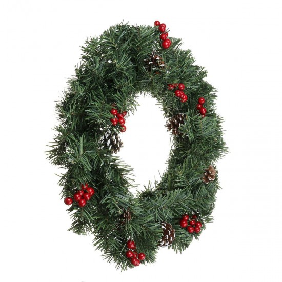 40/50/60cm Christmas Garland With Pine Cones XMAS Window Wreath Decorations 40/50/60cm Christmas Garland With Pine Cones XMAS Window Wreath Decorations