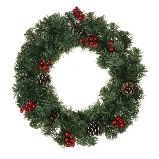 40/50/60cm Christmas Garland With Pine Cones XMAS Window Wreath Decorations 40/50/60cm Christmas Garland With Pine Cones XMAS Window Wreath Decorations