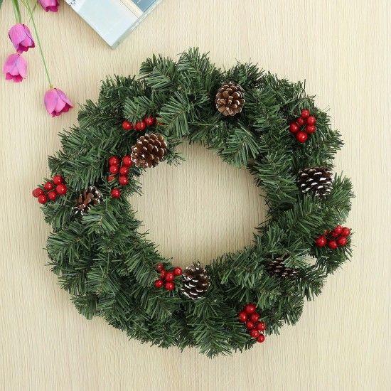 40/50/60cm Christmas Garland With Pine Cones XMAS Window Wreath Decorations 40/50/60cm Christmas Garland With Pine Cones XMAS Window Wreath Decorations