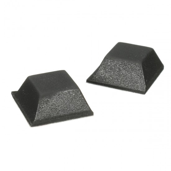 40Pcs Square Self Adhesive Stick on Rubber Feet Bumper Door Furniture Buffer Pad