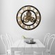 40cm Diameter Wooden Mute Wall Clock Retro Gear Decoration Creative Wall Clock 40cm Diameter Wooden Mute Wall Clock Retro Gear Decoration Creative Wall Clock