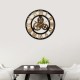 40cm Diameter Wooden Mute Wall Clock Retro Gear Decoration Creative Wall Clock 40cm Diameter Wooden Mute Wall Clock Retro Gear Decoration Creative Wall Clock