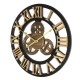 40cm Diameter Wooden Mute Wall Clock Retro Gear Decoration Creative Wall Clock 40cm Diameter Wooden Mute Wall Clock Retro Gear Decoration Creative Wall Clock