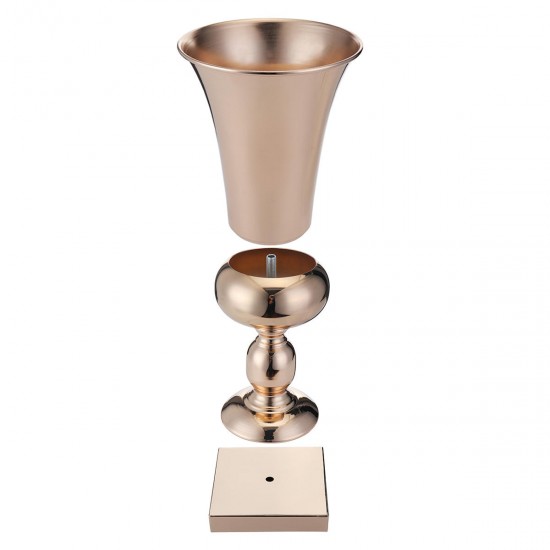 43cm Stunning Luxury Silver Gold Flower Vase Wedding Table Centrepiece Decor 43cm Stunning Luxury Silver Gold Flower Vase Wedding Table Centrepiece Decor