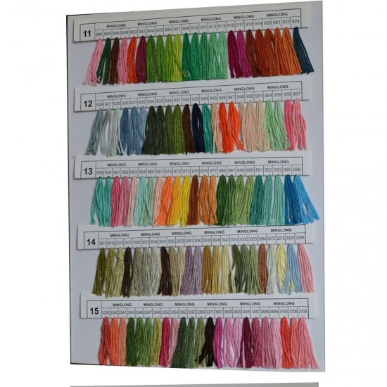 447 Colors Cross Stitch Thread Pattern Kit Chart Embroidery Floss Sewing Skeins 447 Colors Cross Stitch Thread Pattern Kit Chart Embroidery Floss Sewing Skeins