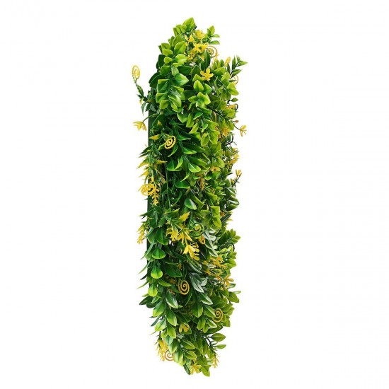 45CM Artificial Yellow Cherry Flower Wreath Garland Wedding Door Hanging Decorations