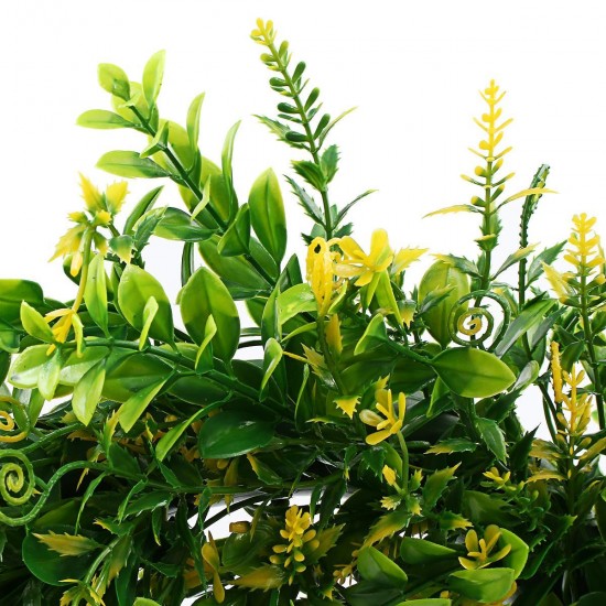 45CM Artificial Yellow Cherry Flower Wreath Garland Wedding Door Hanging Decorations 45CM Artificial Yellow Cherry Flower Wreath Garland Wedding Door Hanging Decorations