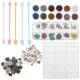 45pcs Jewelry Mould Handmade Crystal Glue DIY Mould Set Resin Silicone Mold 45pcs Jewelry Mould Handmade Crystal Glue DIY Mould Set Resin Silicone Mold