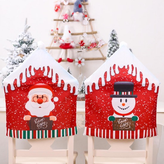 47x60cm Christmas Santa Hat Chair Covers Table Cloth Dinner Home Decorations Ornaments 47x60cm Christmas Santa Hat Chair Covers Table Cloth Dinner Home Decorations Ornaments