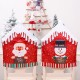 47x60cm Christmas Santa Hat Chair Covers Table Cloth Dinner Home Decorations Ornaments